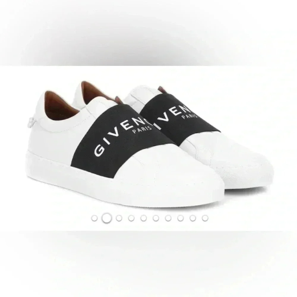 GIVENCHY Urban Street Logo Band Sneakers Sz 6